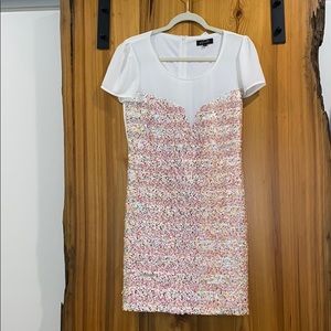 NWT rainbow confetti dress